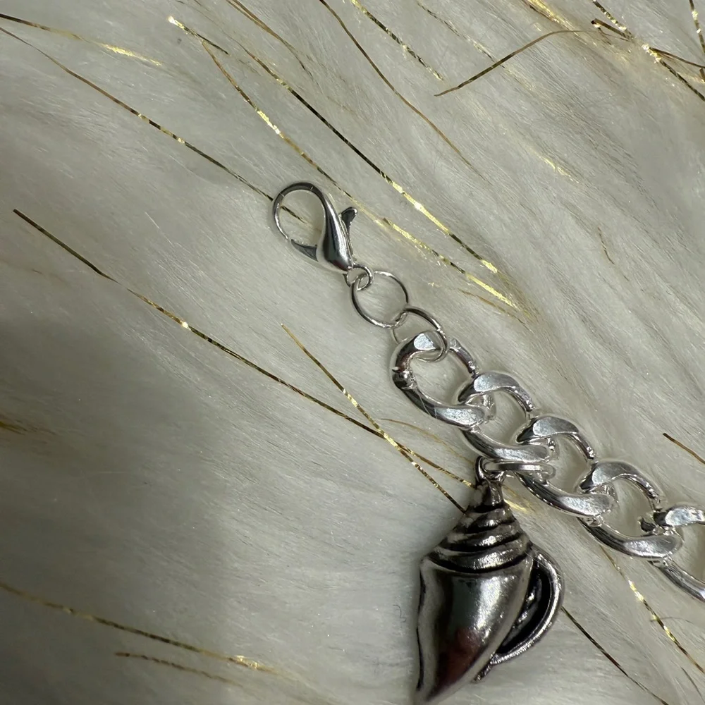 Handmade Silver Plated Charm Bracelet with Sea Charms - Picture 7 of 9